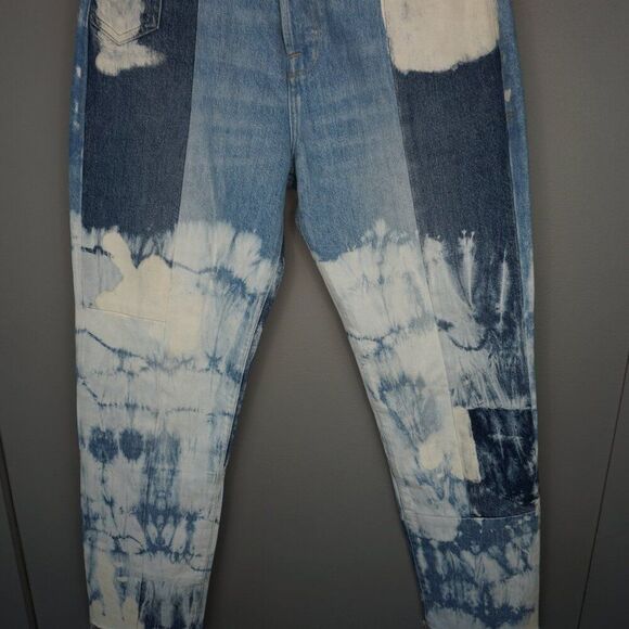 New Frame Le Original Bleached High Waist Straight Leg Jeans in Fresco size 26 - Picture 6 of 15